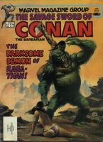 Savage Sword of Conan #84 "The Darksome Demon of Raba-Than" Release date: November 2, 1982 Cover date: January, 1983