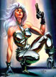 Silver Sable from Marvel Masterpieces (Trading Cards) 1996