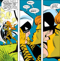 Marc Spector (Earth-616) and Greer Nelson (Earth-616) from West Coast Avengers Vol 2 27 001