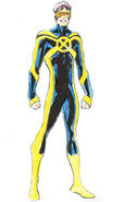 Young Cyclops Costume Redesign by Mark Bagley