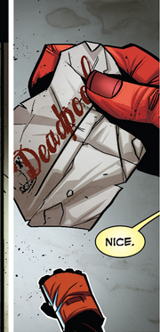 Deadpool's handwriting from Thunderbolts Vol 2 23 001