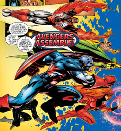 Avengers (Earth-616) from Onslaught Marvel Vol 1 1 001