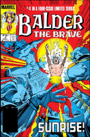 Balder the Brave #4 "Balder the Beautiful!" Release date: February 11, 1986 Cover date: May, 1986