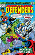 Defenders #31 "Nighthawk's Brain!" (January, 1976)