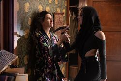 Agatha Harkness (Earth-199999) and Death (Earth-199999) from Agatha All Along Season 1 1 001