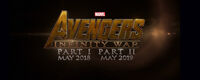 Avengers Infinity War Part I and II logo