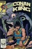 Conan the King #21 "Shadows!" Release date: November 22, 1983 Cover date: March, 1984