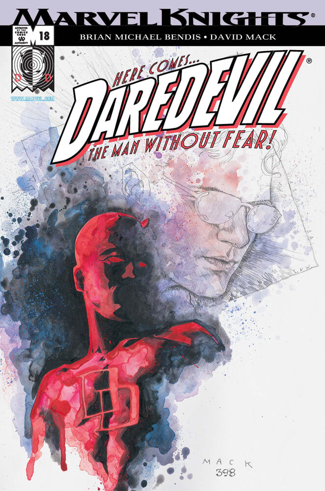 Сорвиголова Бендис комикс. Сорвиголова 18. Daredevil Vol. 2 #100 Cover.