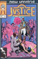 Justice (Vol. 2) #1 "Brave New World" Release date: August 5, 1986 Cover date: November, 1986