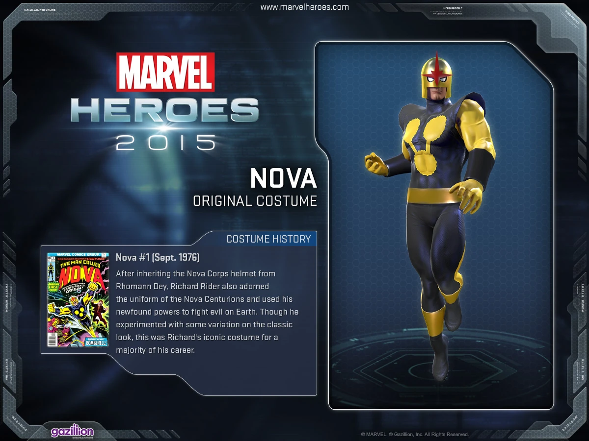 Nova/Costumes | Marvel Heroes Wiki | Fandom, image size:1200x900