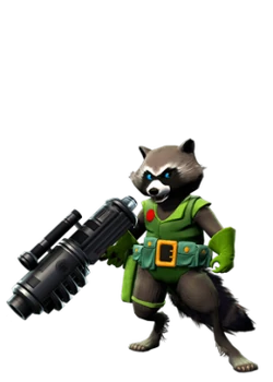 Rocket Raccoon original green