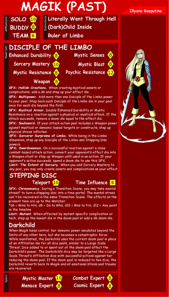 Magik Marvel Heroic Roleplaying Wiki Fandom