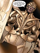 Thanos speaks with Gamora.