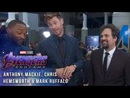 Mark Ruffalo, Chris Hemsworth & Anthony Mackie Try Not to Spoil Avengers- Endgame at the Red Carpet