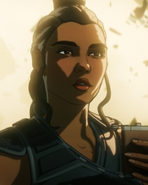 Valkyrie voiced by Tessa Thompson in Earth-Tiamut Emerged.