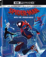 Spider-Man Into the Spider-Verse 4K Blu Ray