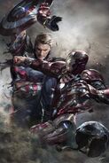 Captain America Civil War - Cap vs Iron Man Concept Art