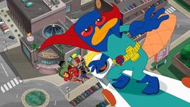 Perry Saving The Heroes