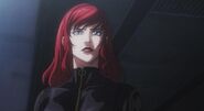 Black Widow voiced by Clare Grant and Jennifer Carpenter in Marvel Anime.