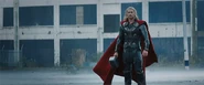 Thor's return to Earth.
