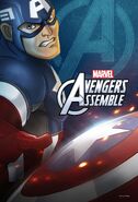 Captain America voiced by Roger Craig Smith in Avengers Assemble.