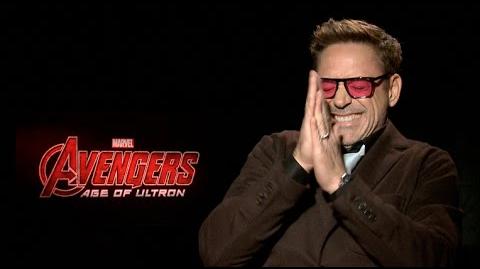 Avengers Age of Ultron interviews - Downey Jr, Hemsworth, Evans, Spader, Ruffalo, Johnasson, Renner