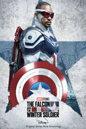 Sam Wilson the third and current Captain America in the Marvel Cinematic Universe, portrayed by Anthony Mackie.
