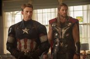 Official First Look at Captain America and Thor