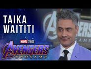 Taika Waititi Brings the Party to the LIVE Avengers- Endgame Premiere