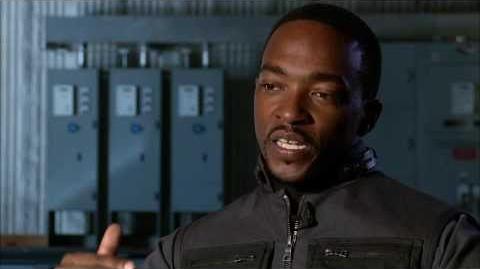Captain America The Winter Soldier Anthony Mackie "The Falcon" Official On Set Interview