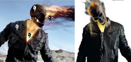 CGI work on Ghost Rider.