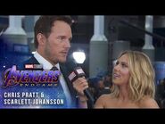 Scarlett Johansson & Chris Pratt take over at Avengers- Endgame LIVE Premiere