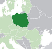 Map of Poland.