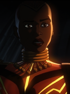 Okoye voiced by Kenna Ramsey in Earth-Tiamut Emerged.