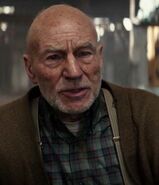 Professor X portrayed by Patrick Stewart in Logan.