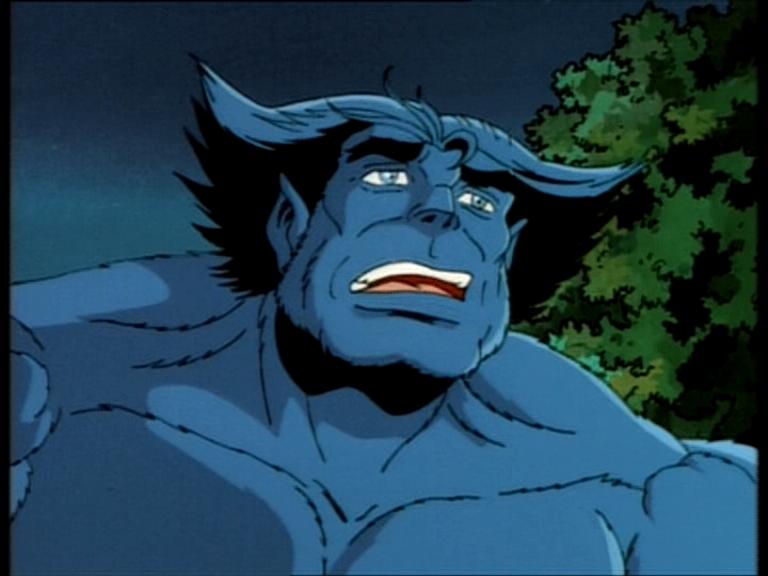 x men beast cartoon