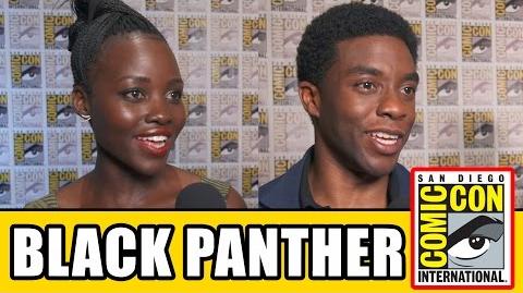 BLACK PANTHER Comic Con Interviews Chadwick Boseman, Lupita Nyong'o, Michael B Jordan, Danai Gurira