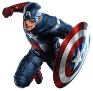 Captain America's Promotional Art.