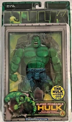 Figura de acción de lujo Poseable de 13 pulgadas de Hulk 1st Movie