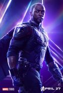 Avengers Infinity War Falcon Poster