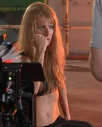 Gwyneth Paltrow On Set as Pepper Potts