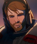 Steve Rogers voiced by Josh Keaton in Earth-82111.