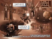 Thanos appears, among others, seeking The Orb.