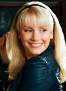 Gwen Stacy portrayed by Bryce Dallas Howard in the Raimi film series.