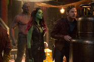 Star-Lord Drax and Gamora