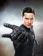 Promotional image of Black suit Peter.