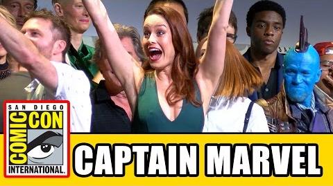 CAPTAIN MARVEL Announced at Marvel Comic Con 2016 Panel - Brie Larson