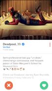 Deadpool Tinder 2