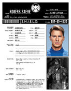 S.H.E.I.L.D file on Steve Rogers.