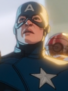 Captain America from Earth-Red Guardian Defects.